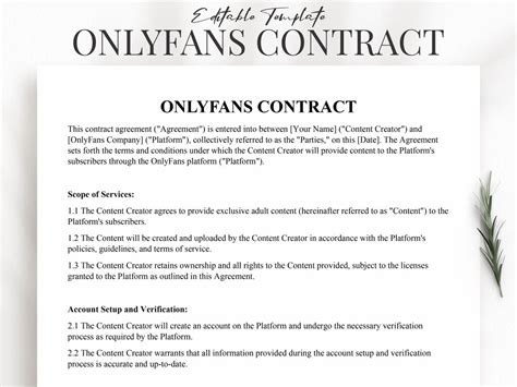 Master OnlyFans Contracts: A Creator’s Ultimate Guide (2024)